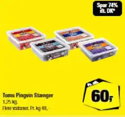 Calle Toms Pingvin Stænger tilbud