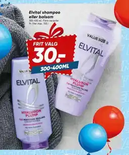 Bilka Elvital shampoo eller balsam tilbud