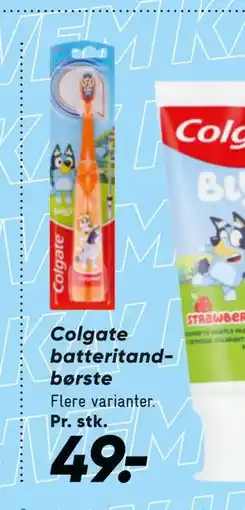 Bilka Colgate batteritandbørste tilbud