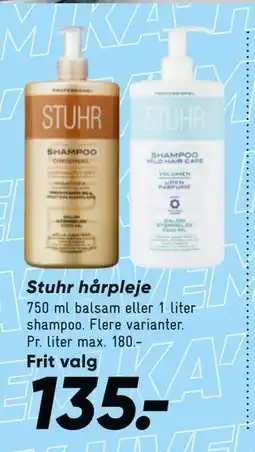 Bilka Stuhr hårpleje tilbud