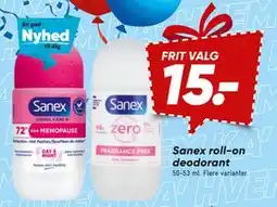 Bilka Sanex roll-on deodorant tilbud