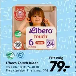 Bilka Libero Touch bleer tilbud