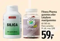 Føtex Fitness Pharma gummies eller Lekaform maxi/gummies tilbud