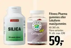 Fitness Pharma gummies eller Lekaform maxi/gummies