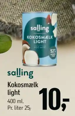 Føtex Kokosmælk light tilbud