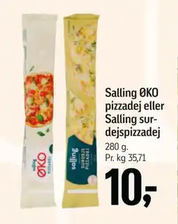 Føtex Salling ØKO pizzadej eller Salling surdejspizzadej tilbud