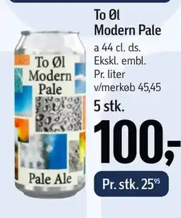 Føtex To Øl Modern Pale tilbud