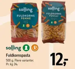 Føtex Fuldkornspasta tilbud
