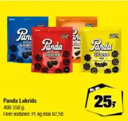 Calle Panda Lakrids tilbud