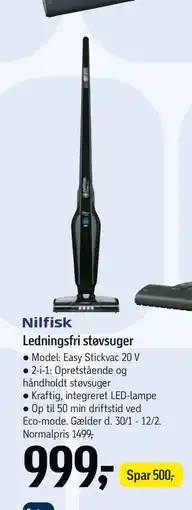 Føtex Ledningsfri støvsuger tilbud