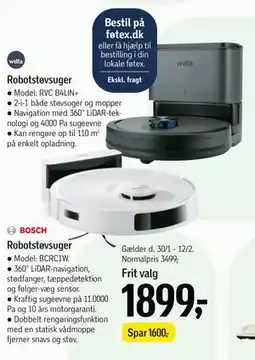 Føtex Robotstøvsuger tilbud