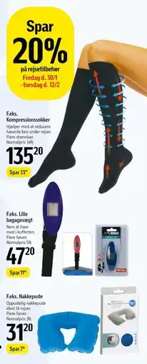 Føtex Spar 20%. på rejsetilbehør tilbud
