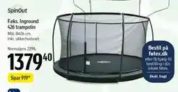 Føtex Inground 426 trampolin tilbud