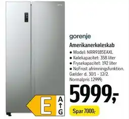 Føtex Amerikanerkøleskab tilbud