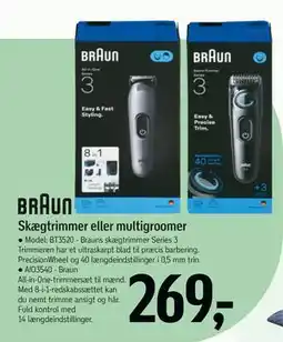 Føtex Skægtrimmer eller multigroomer tilbud