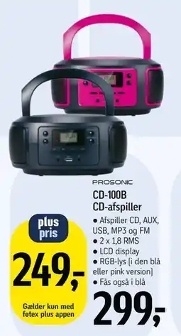 Føtex CD-100B CD-afspiller tilbud