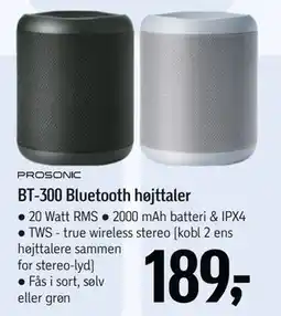 Føtex BT-300 Bluetooth højttaler tilbud