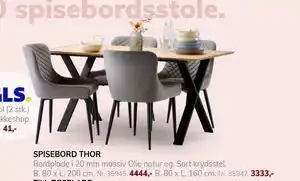 SPISEBORD THOR