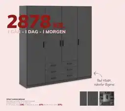 Daells Bolighus SPRINT GARDEROBESKAB tilbud