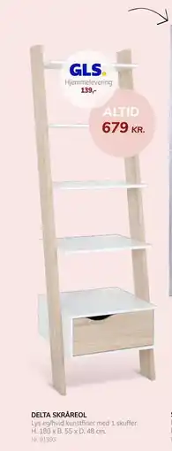 Daells Bolighus DELTA SKRÅREOL tilbud