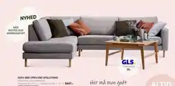 Daells Bolighus SOFA MED OPEN END AFSLUTNING tilbud