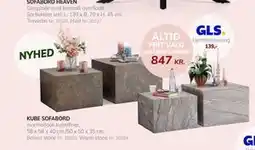 Daells Bolighus KUBE SOFABORD tilbud