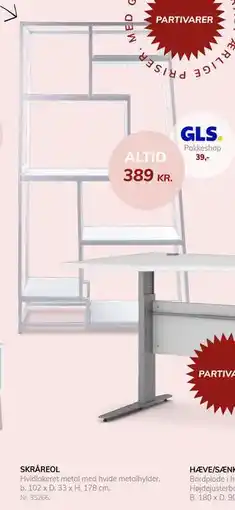 Daells Bolighus SKRÅREOL tilbud