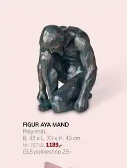 Daells Bolighus FIGUR AYA MAND tilbud