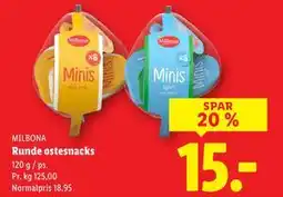 Lidl Runde ostesnacks tilbud