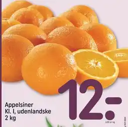 REMA 1000 Appelsiner Kl. I, udenlandske 2 kg tilbud