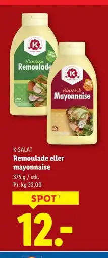 Lidl Remoulade eller mayonnaise tilbud