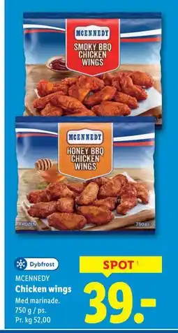 Lidl Chicken wings tilbud