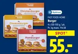 Lidl Burger tilbud
