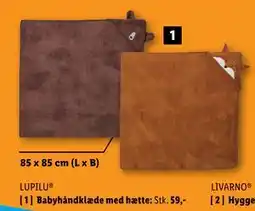 Lidl Babyhåndklæde med hætte tilbud