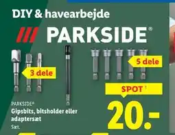 Lidl Gipsbits, bitsholder eller adaptersæt tilbud