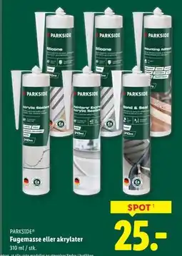 Lidl Fugemasse eller akrylater tilbud