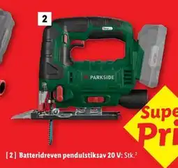 Lidl Batteridreven pendulstiksav 20 V tilbud
