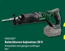 Lidl Batteridreven bajonetsav 20 V tilbud