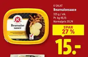 Lidl Bearnaisesauce tilbud