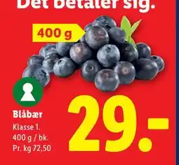 Lidl Blåbær tilbud