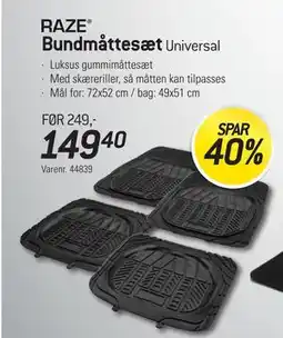 Thansen Bundmåttesæt tilbud