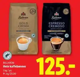 Lidl Hele kaffebønner tilbud