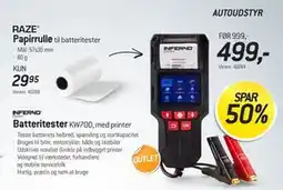 Thansen Batteritester tilbud