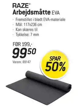 Thansen Arbejdsmåtte tilbud