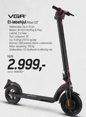 Thansen El-løbehjul tilbud