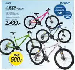 Thansen Mountainbike 24 eller 26 tilbud