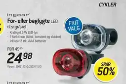 Thansen For- eller baglygte tilbud