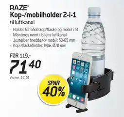 Thansen Kop-/mobilholder 2-i-1 tilbud