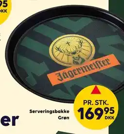 BorderShop Serveringsbakke Grøn tilbud