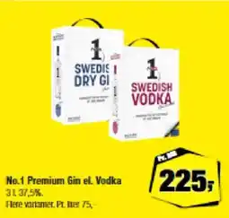 Calle No.1 Premium Gin el. Vodka tilbud